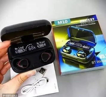 M10 BT Wireless Earbuds V5.3 Earphone with Power Bank Charging Case